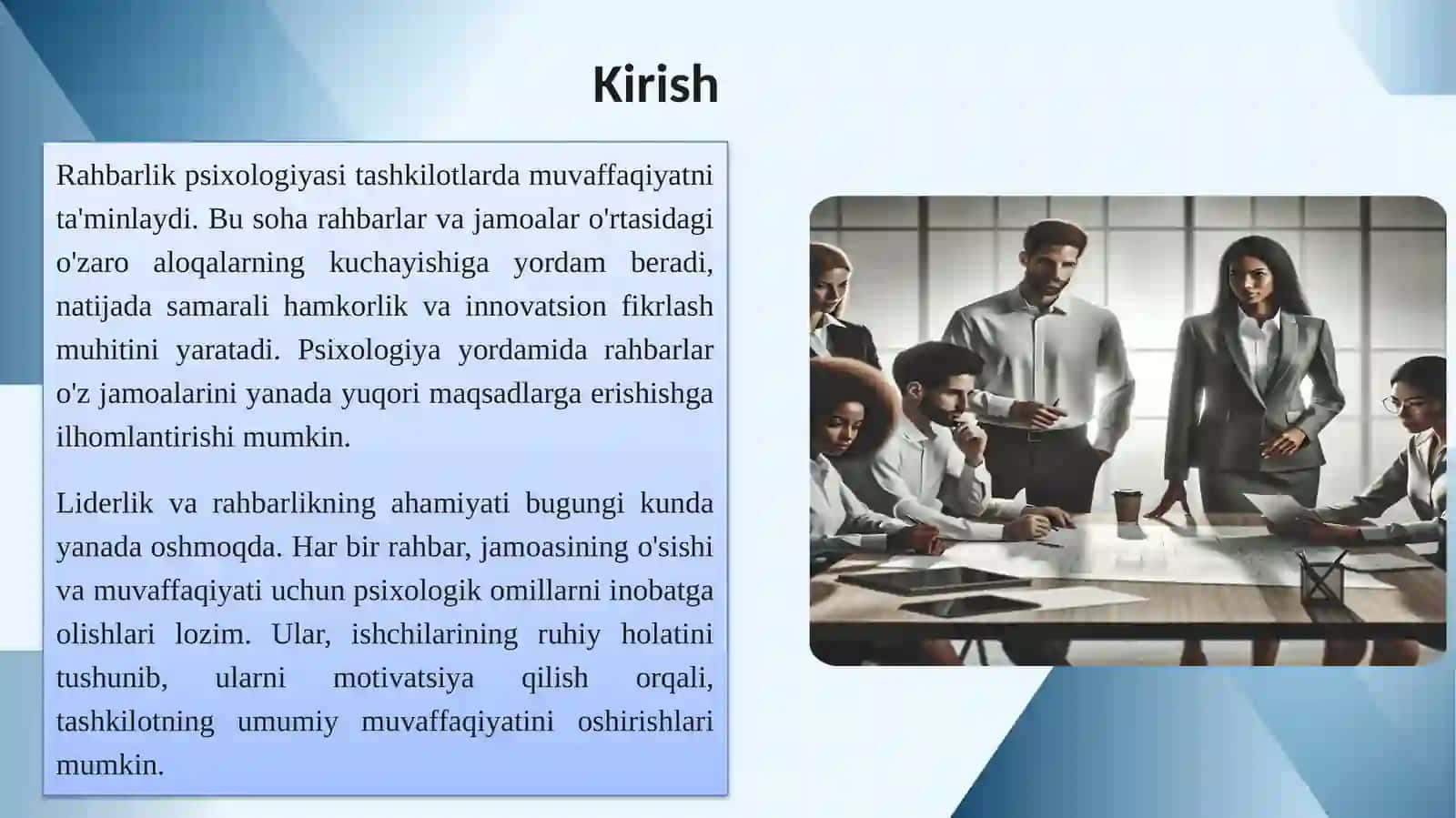 Rahbarlik psixologiyasi 2