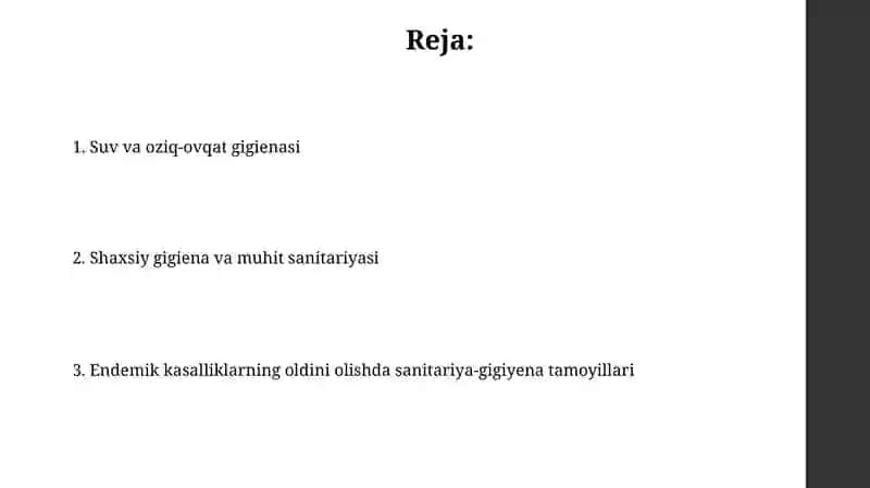 Endemik kasalliklarni oldini olishning gigiyenik asoslari 2