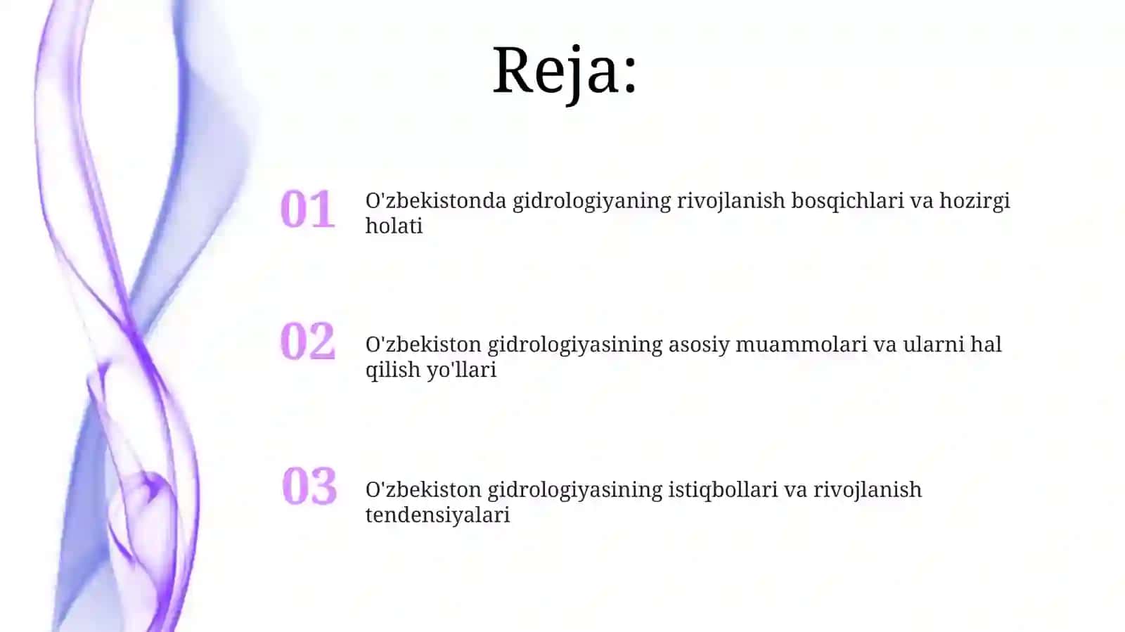 O'zbekistonda gidrologiyaning rivojlanish bosqichlari va hozirgi holati 2