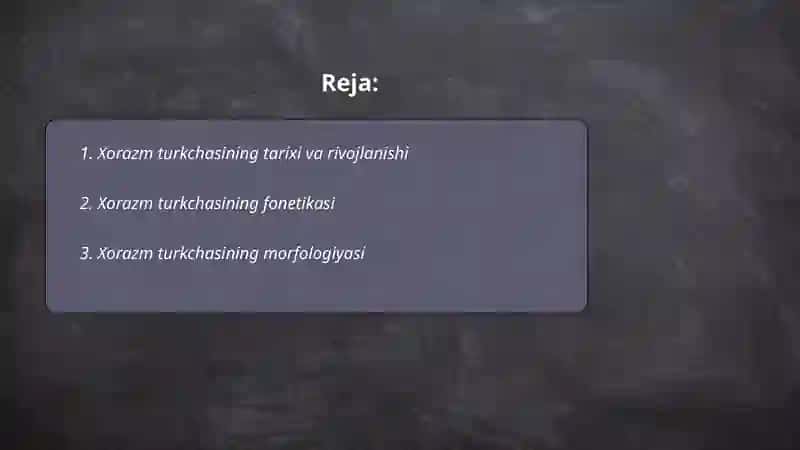 Horezm türkçesi 2