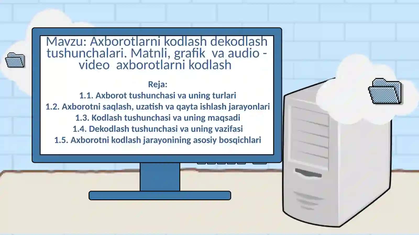 Fan axborot texnologiyalari fanidan tayyorlagan taqdimoti 2