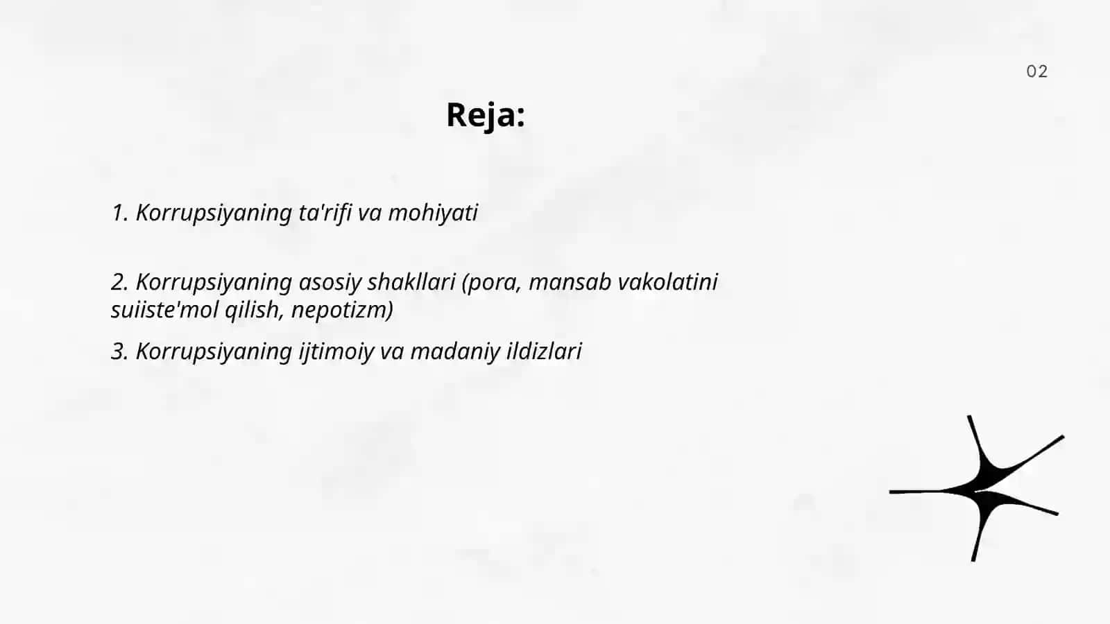 Korrupsiyaning mohiyati va uning oqibatlari 2