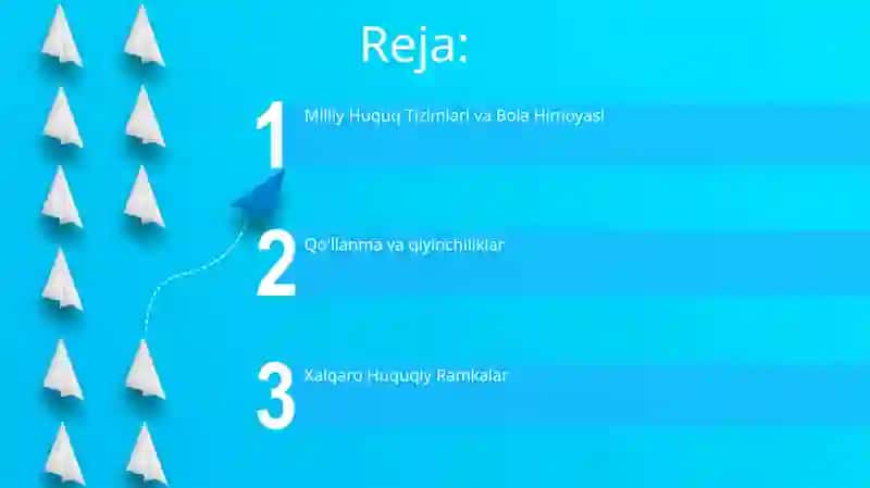Milliy Huquq Tizimlari va Bola Himoyasi 2