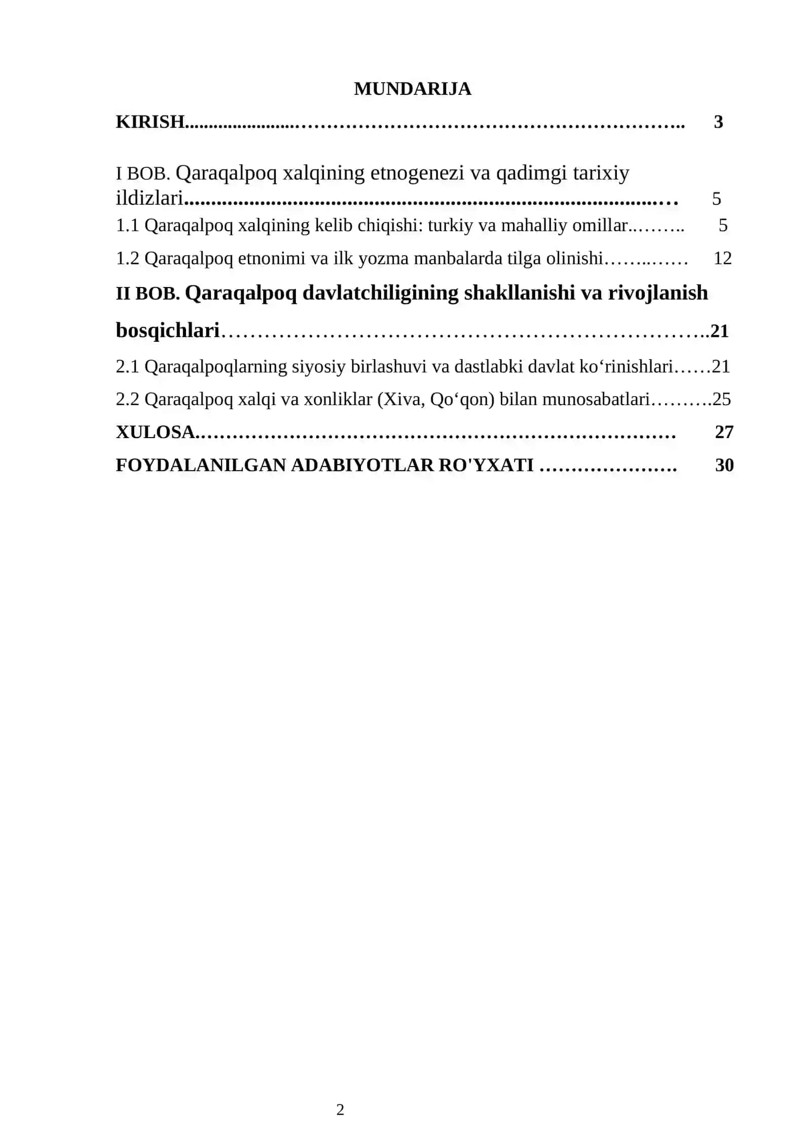 Qaraqalpoq xalqi va davlatning shakllanishi 2