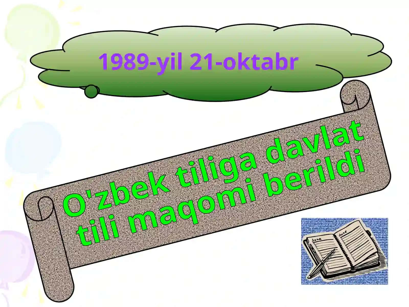 "Ona tilim-yuragimning to‘ridagi so‘lmas gulim" mavzusida tayyorlangan adabiy - badiiy kechamiz 2
