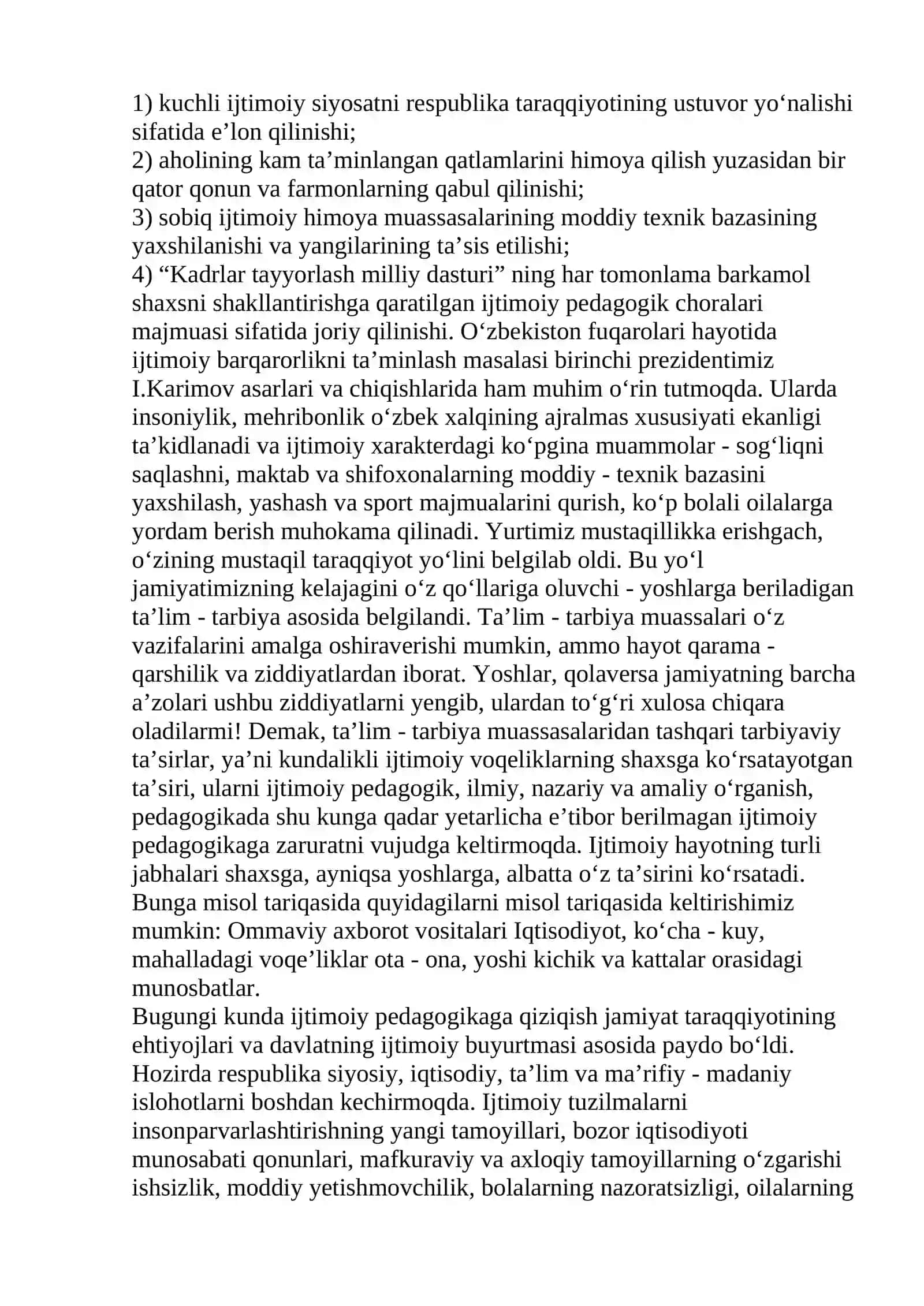 IJTIMOIY PEDAGOGIKA RIVOJLANISHINING MADANIY- TARIXIY ASOSLARI 2
