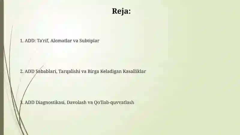 Diqqat yetishmovchiligi sindromi 2
