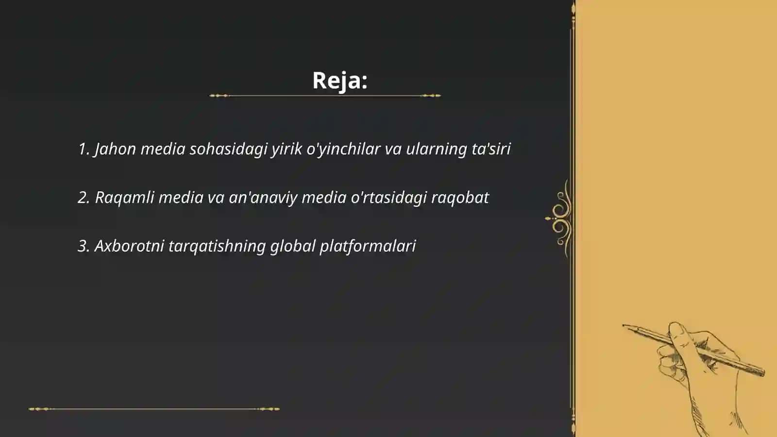 Jahon media va axborot maydonida raqobat muhiti 2