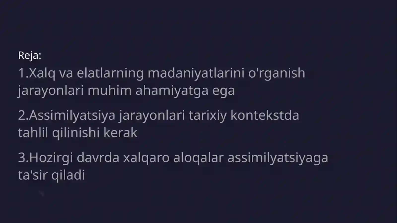 Hozirda xalq va elatlarning assimilyatsiya jarayonlari 2