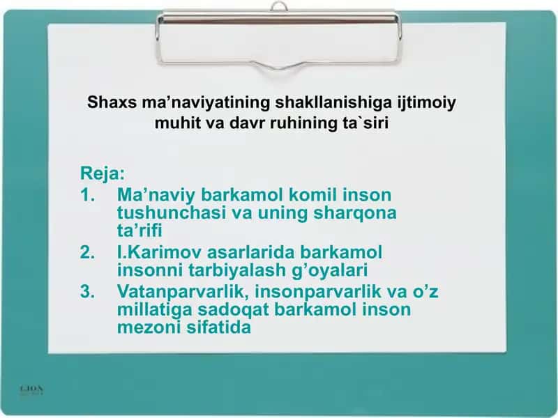 Ma’naviy barkamol inson tushunchasi 2