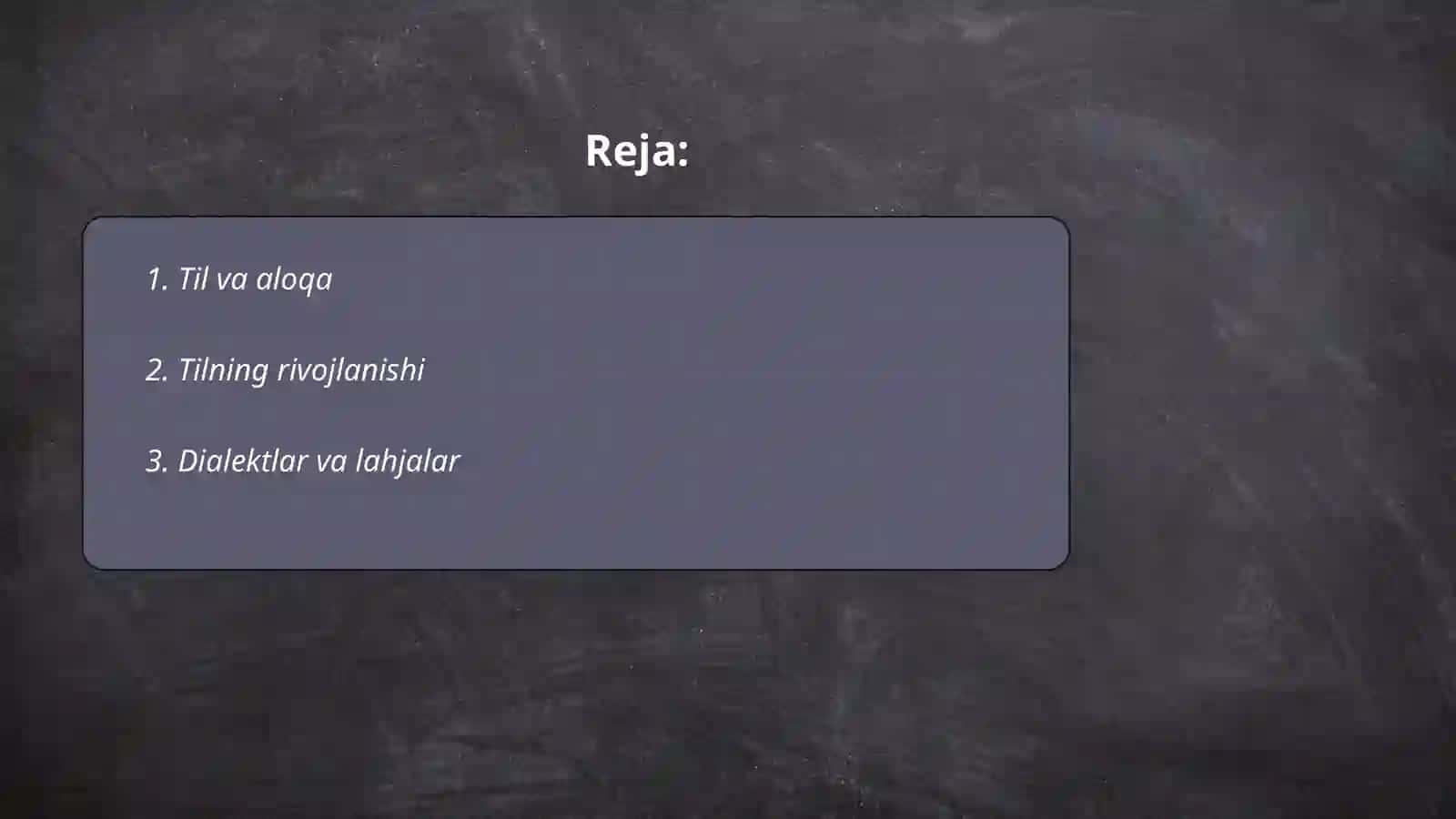 Til sathlari va ularning birliklari 2