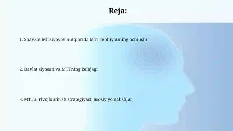 Mttning moxiyati va rivojlanish strategiyasi 2