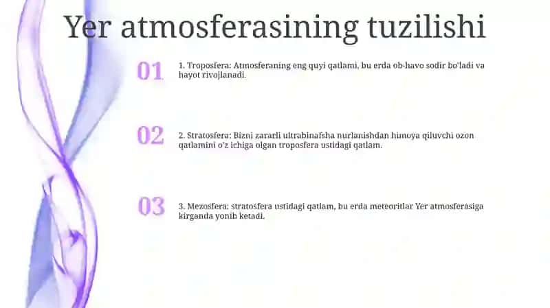 Atmosfera Qavatlariga Ta'Rif 2