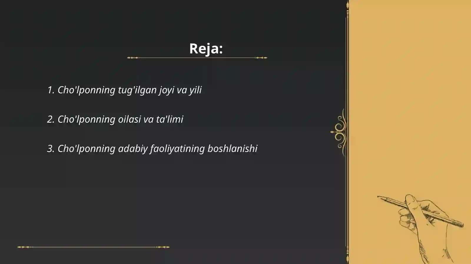 Cho'lpon hayoti va ijodi 2