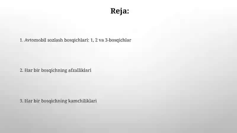 Avtomobillarda: Stage1, Stage2 va Stage3 tuning turlari 2