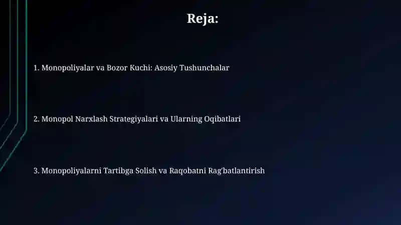 Monopoliya: Ta'rif va xususiyatlar 2