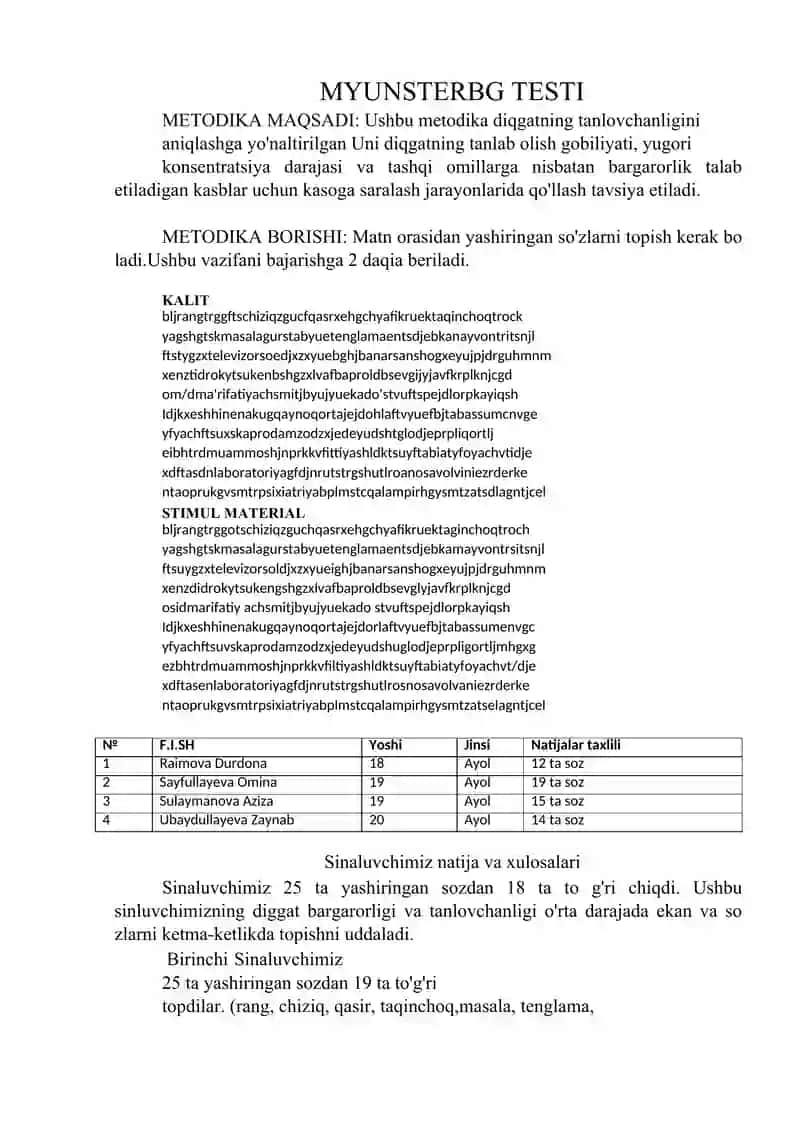 MYUNSTERBG TESTI 2