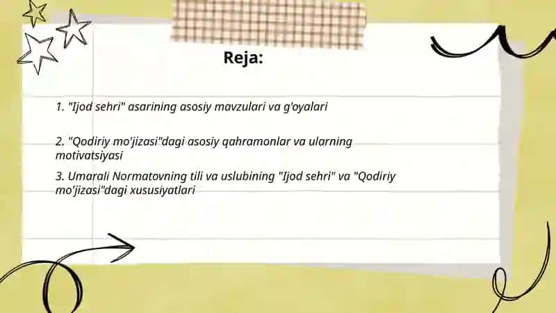 Ijod sehri, Qodiriy mo'jizasi 2