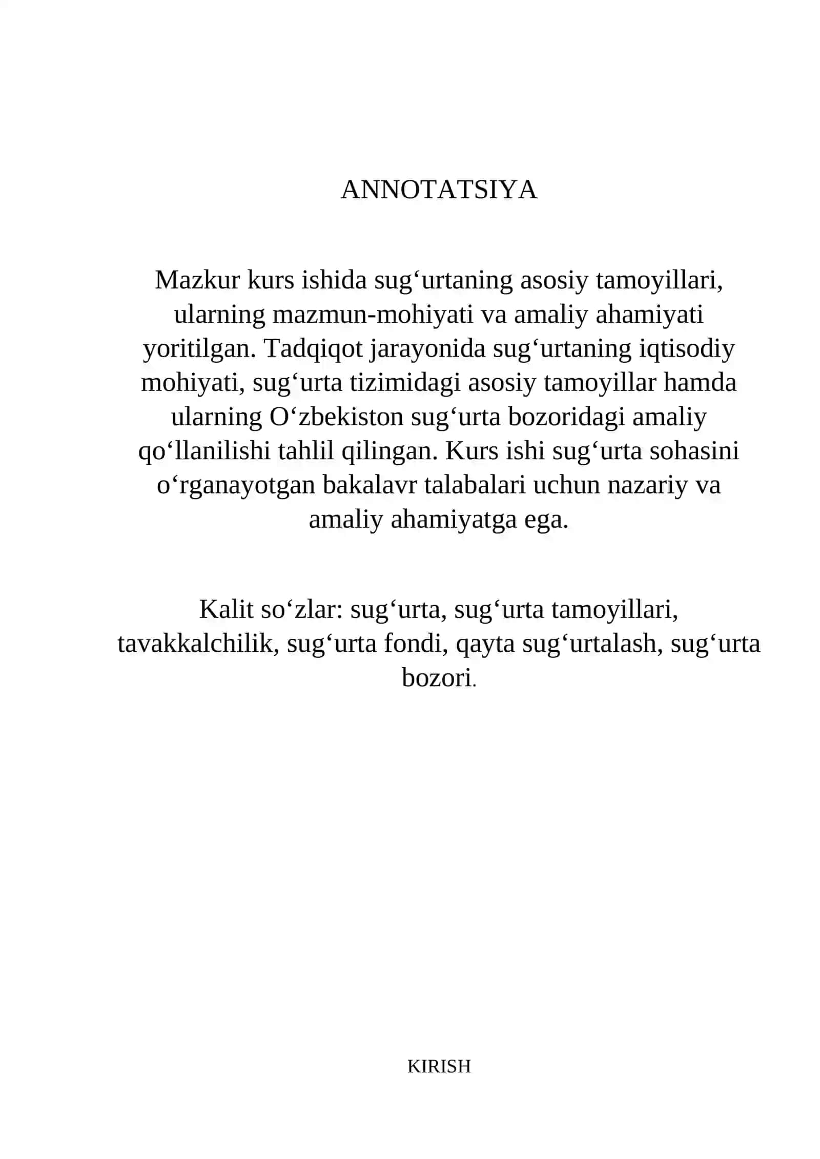 SUG‘URTANING ASOSIY TAMOYILLARI VA ULARNING AMALIY AHAMIYATI 2