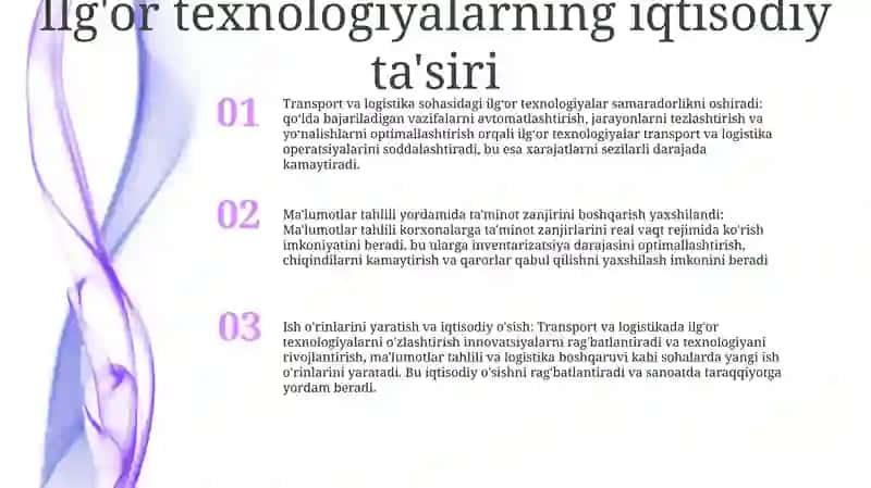 Logistik Transport-Texnologik Tizimlarning Iqtisodiy Samarasi 2