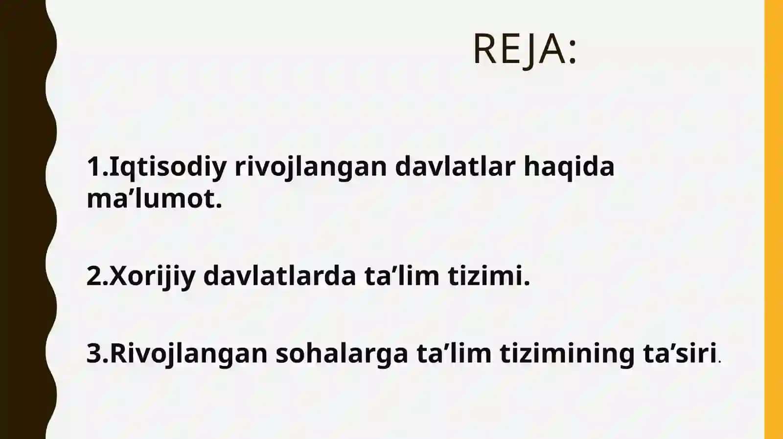 Iqtisodiyrivojlangan xorijiy davlatlar ta'lim tizimi 2