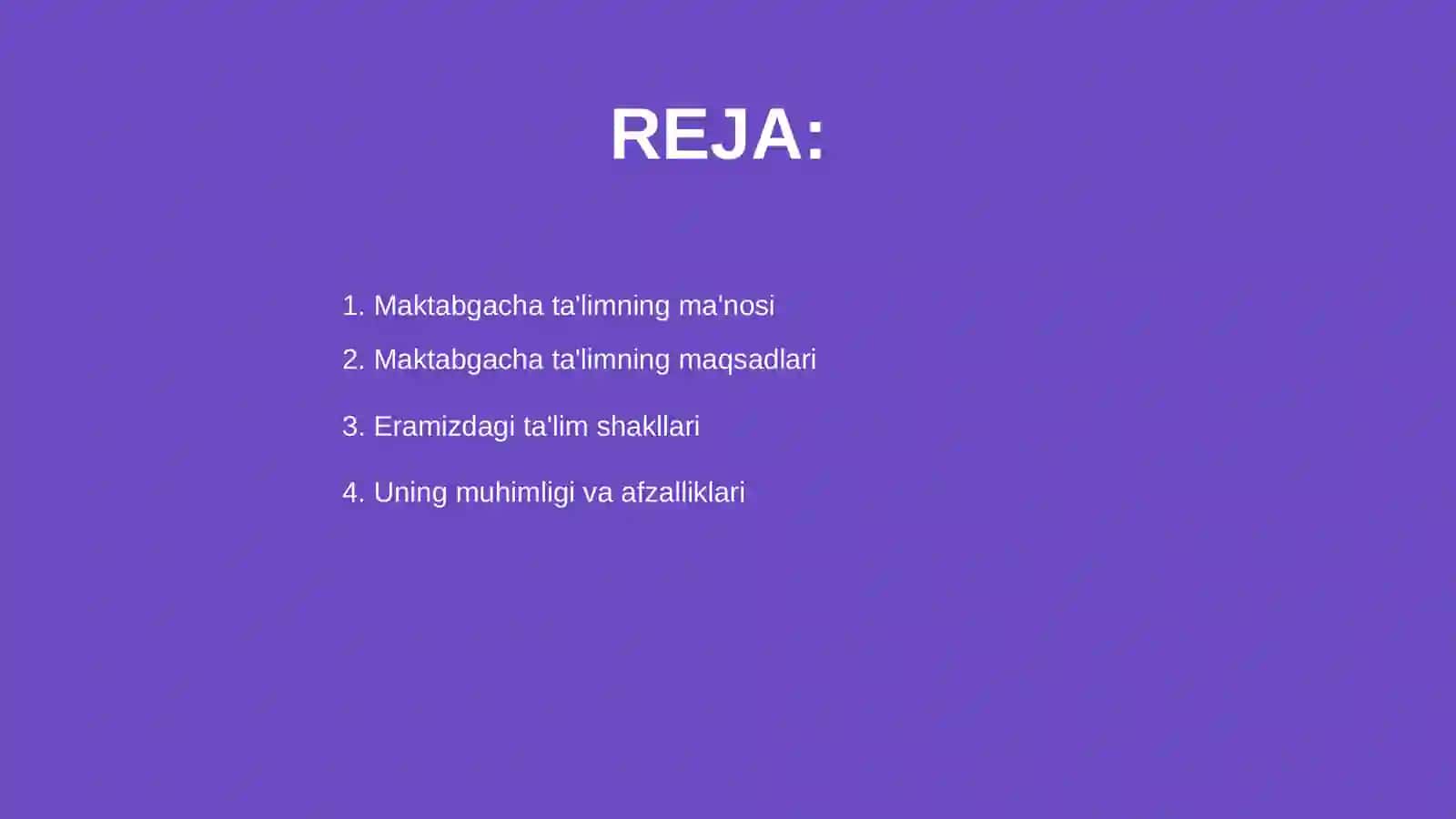 Maktabgacha ta'lim muassasasi 2
