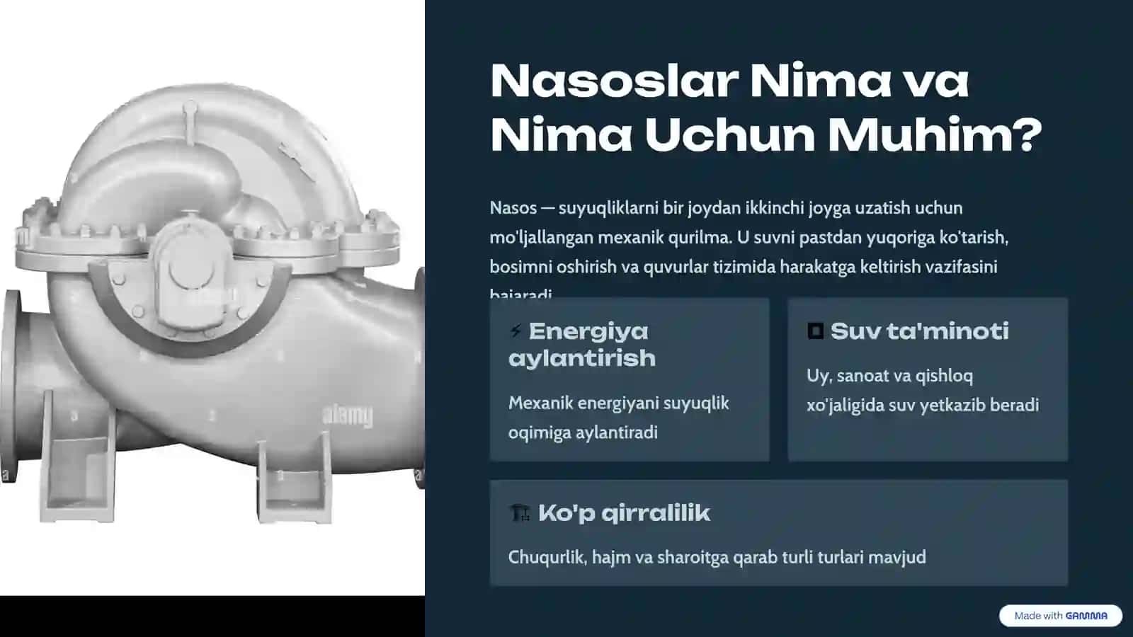 Quduqqa O'rnatiladigan Nasoslar 2