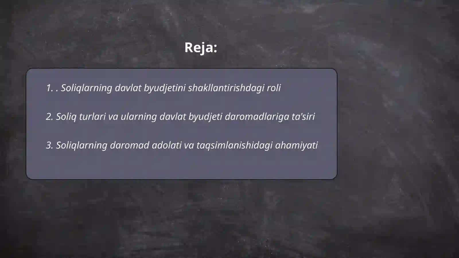 Soliqlarning davlat byudjetini shakllantirishdagi roli 2