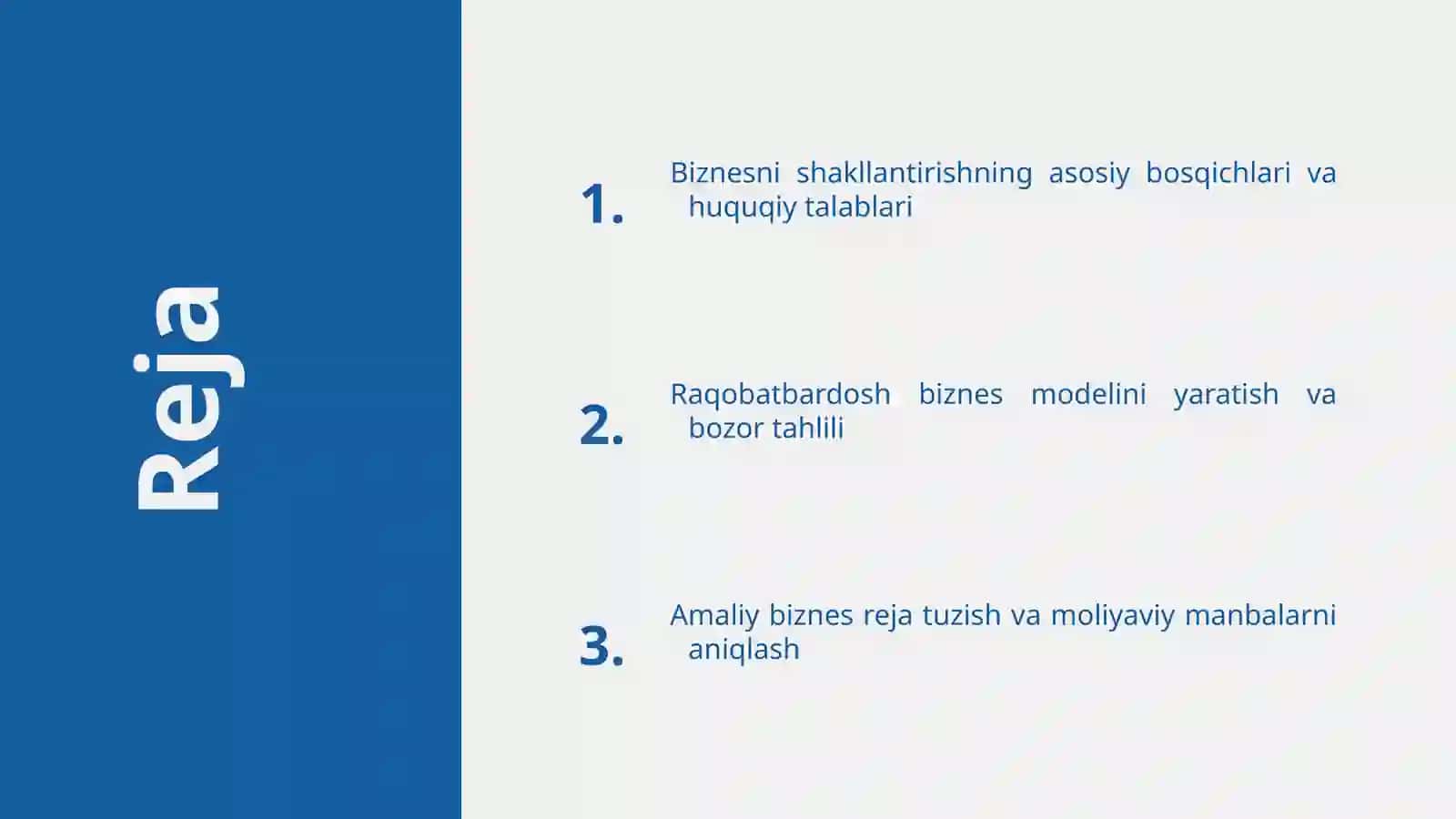 Qanday qilib biznesni shakllantirish lozim 2