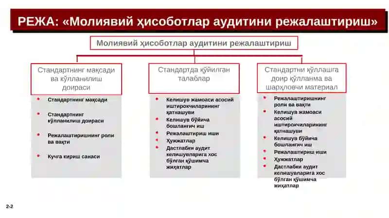 АХС (ISA) 300 «Молиявий ҳисоботлар аудитини режалаштириш» (Planning an Audit of Financial 2