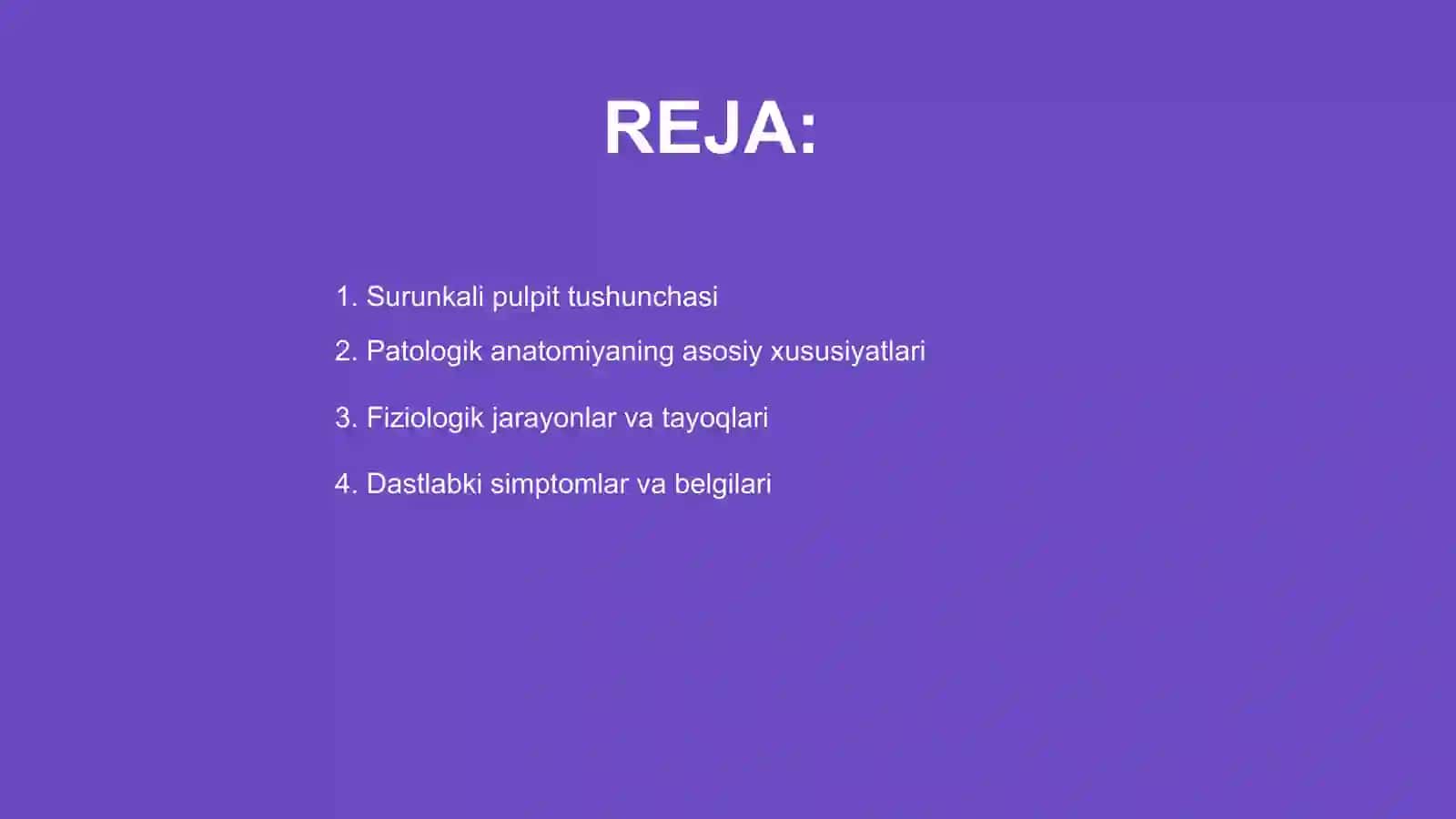 Surunkali pulpitning patologik anatomiyasi va fiziologiyasi 2