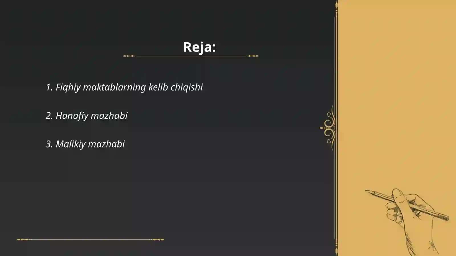 Islom fiqhiy maktablari 2
