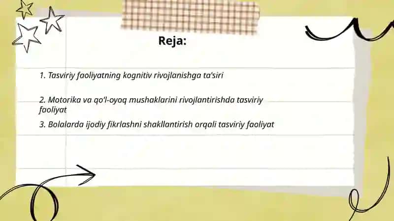 Tasviriy Faoliyatning Ahamiyati 2