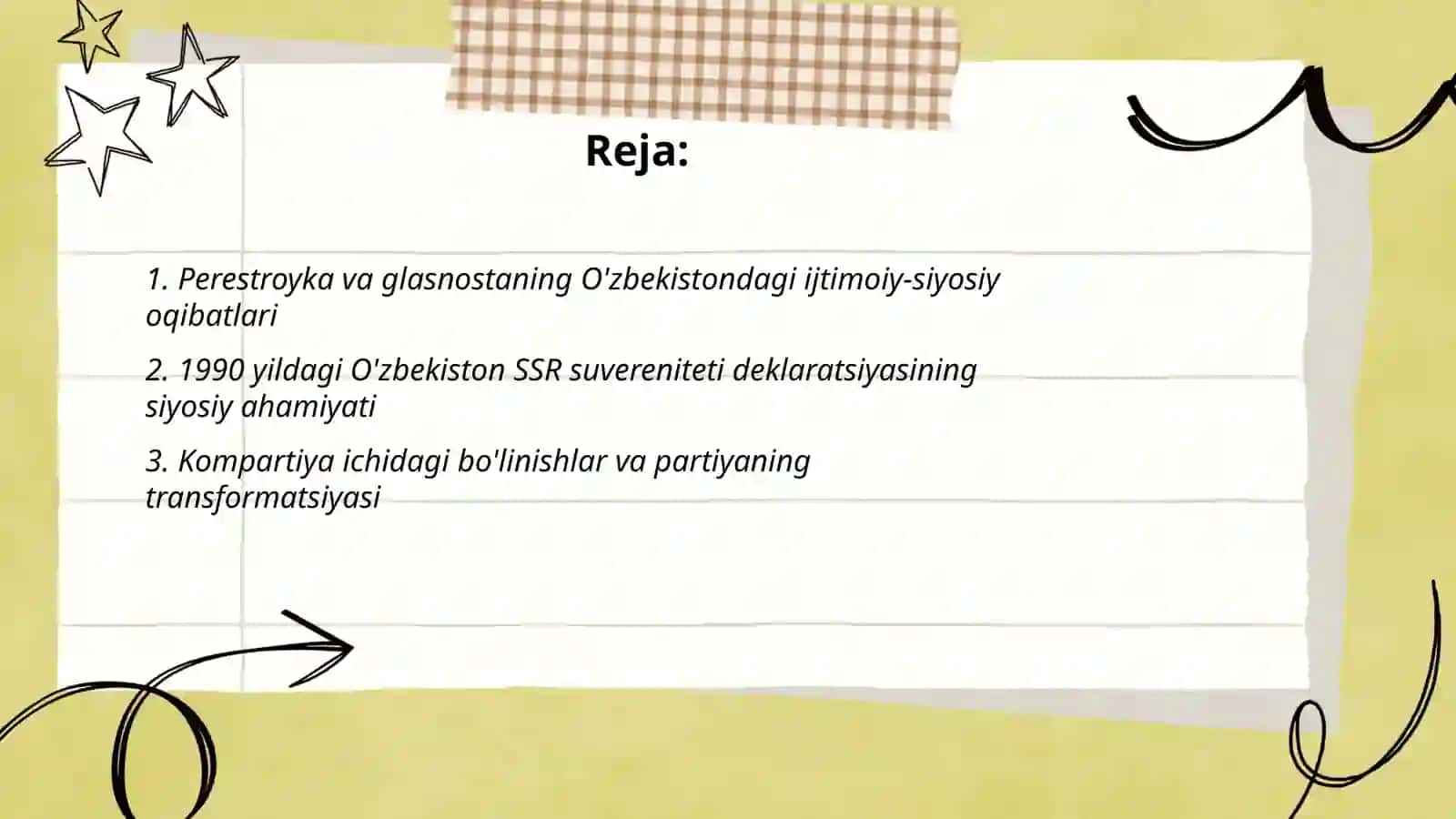 O'zbekistondagi Ijtimoiy - Siyosiy Jarayonlar 2