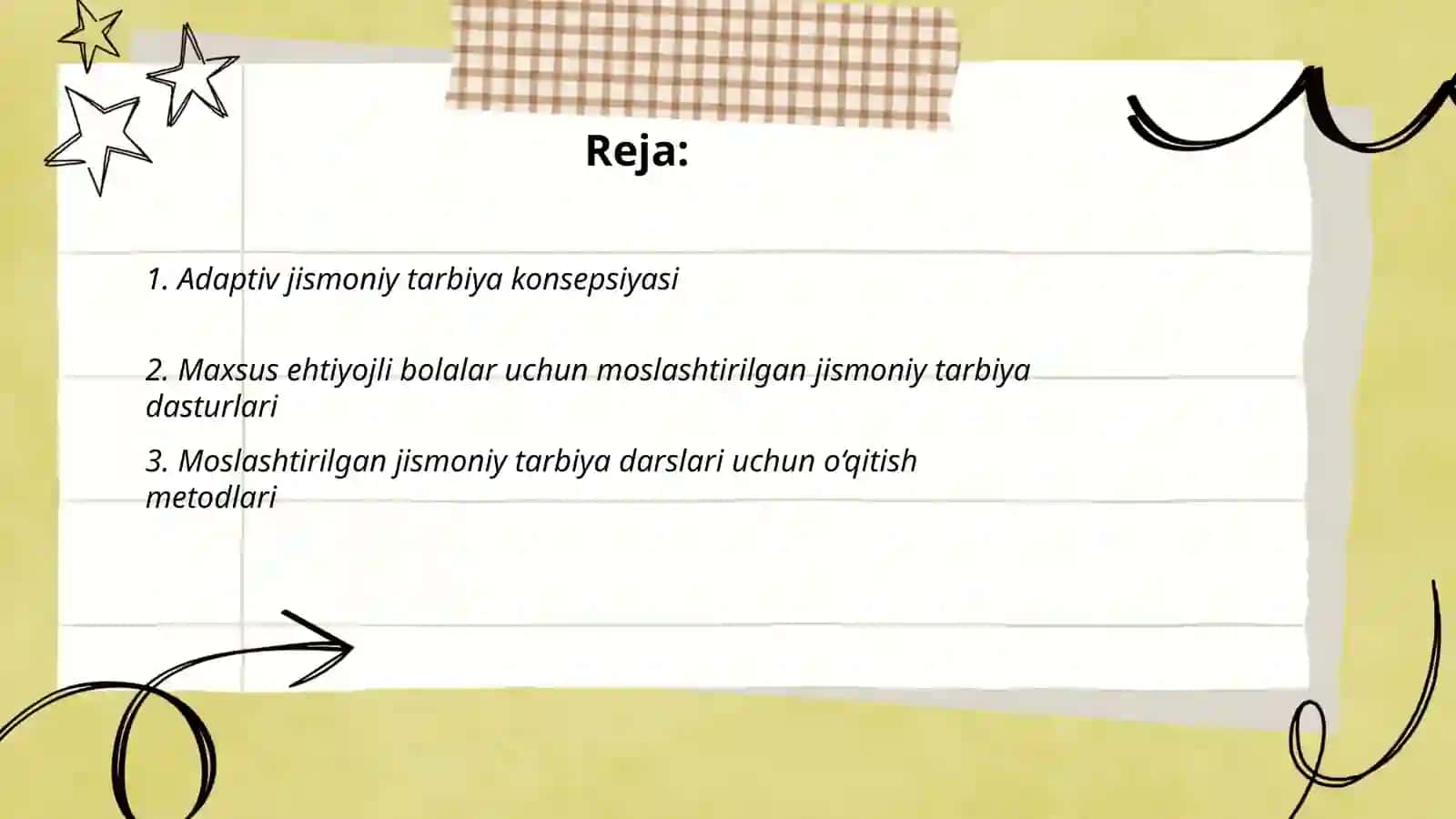 Adaptiv jismoniy tarbiyada ilmiy taqdimot usullari 2