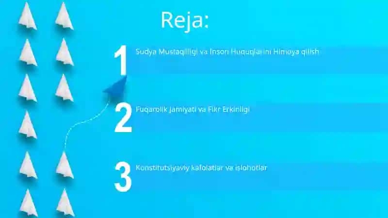 Yangi Oʻzbekistonda inson haq-huquqlari 2