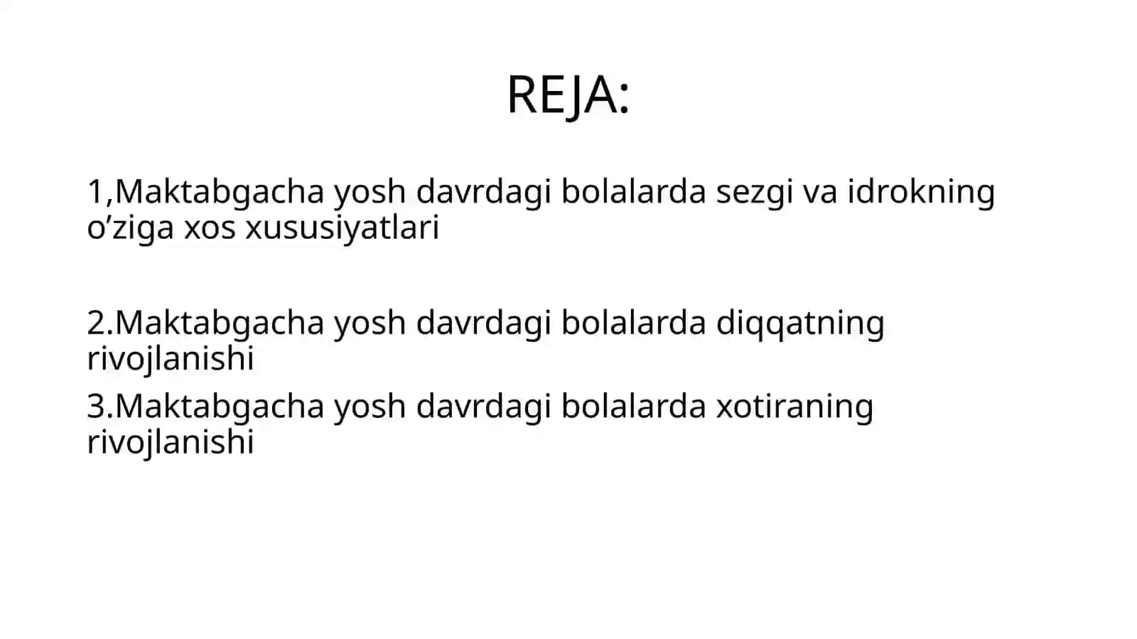 Maktabgacha yosh davrdagi bolalarda diqqat va xotiraning rivojlanishi 2