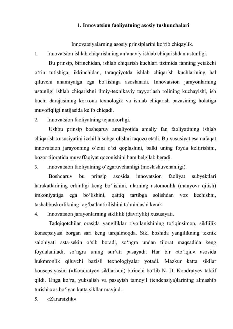 Innovatsion faoliyatni moliyaviy rag‘batlantirish 2
