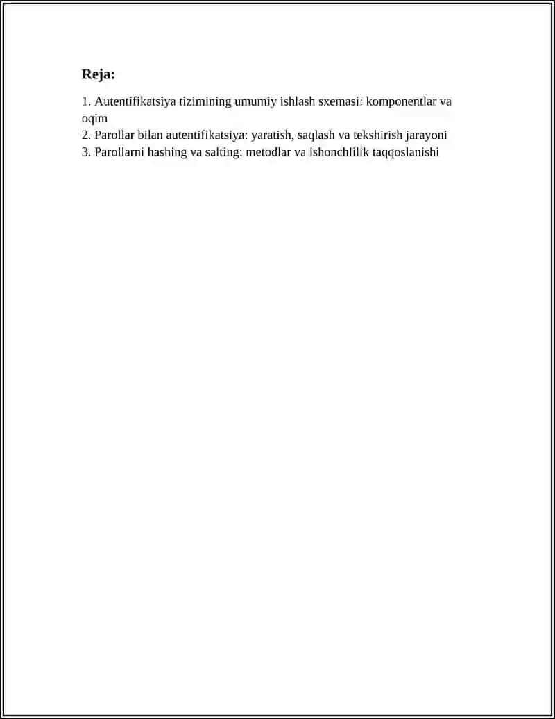 Autentifikatsiya Tizimining Ishlash Sxemasi 2