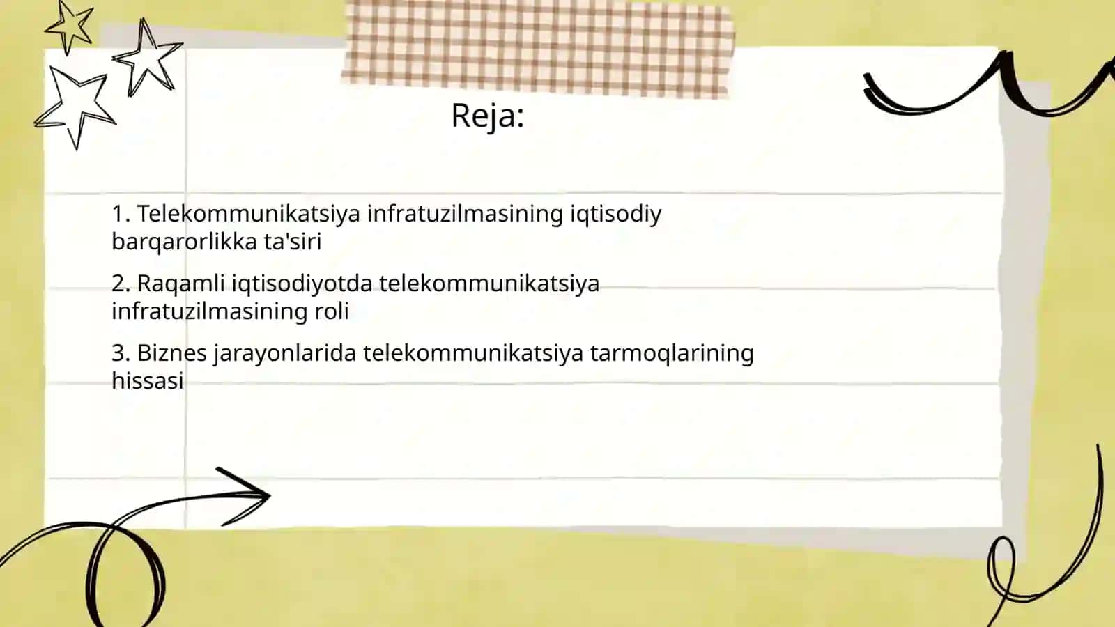 Telekommunikatsiya infratuzilmasining iqtisodiyotga ta'siri 2