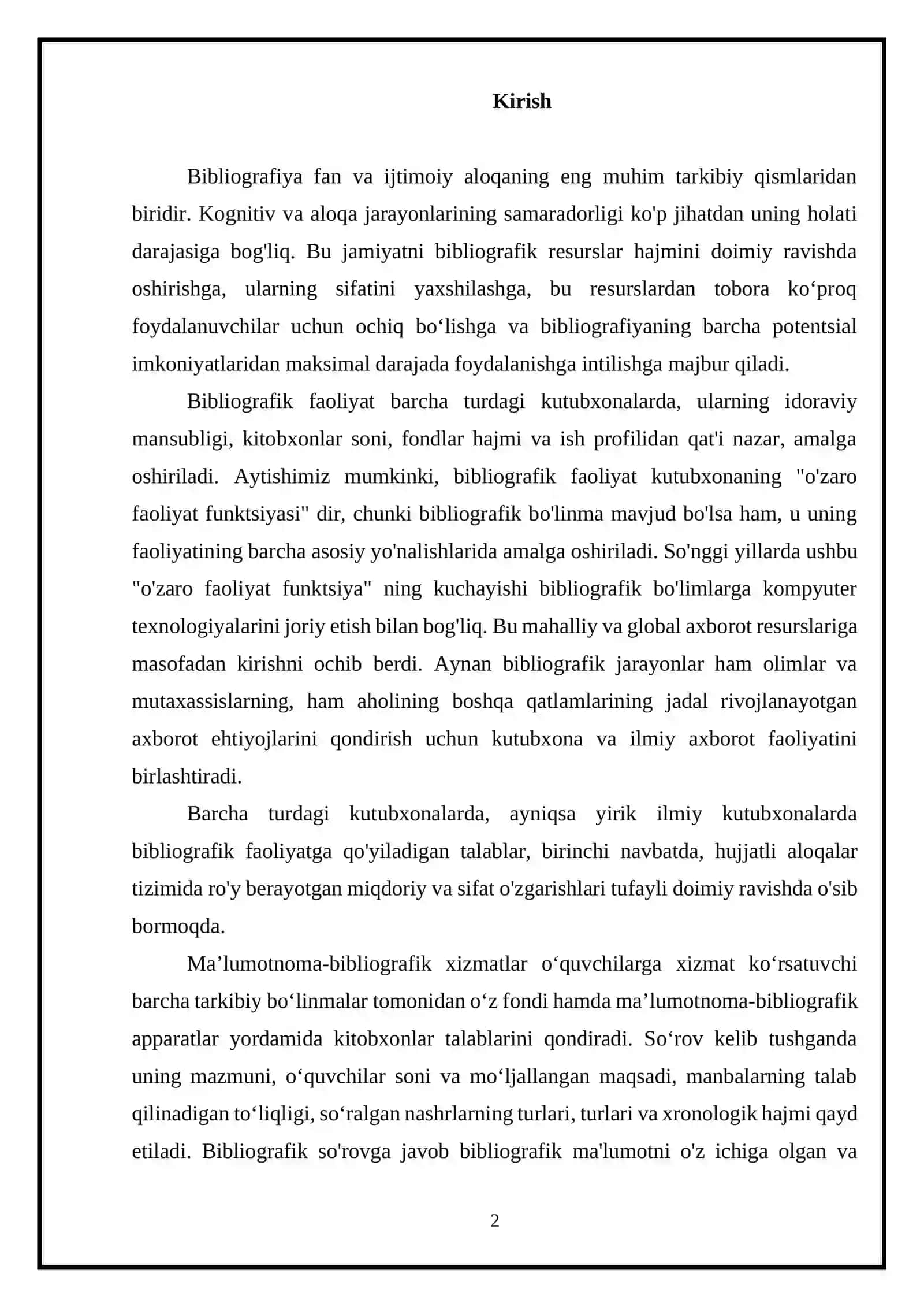 Zamonaviy bibliografiya tizim sifatida 2