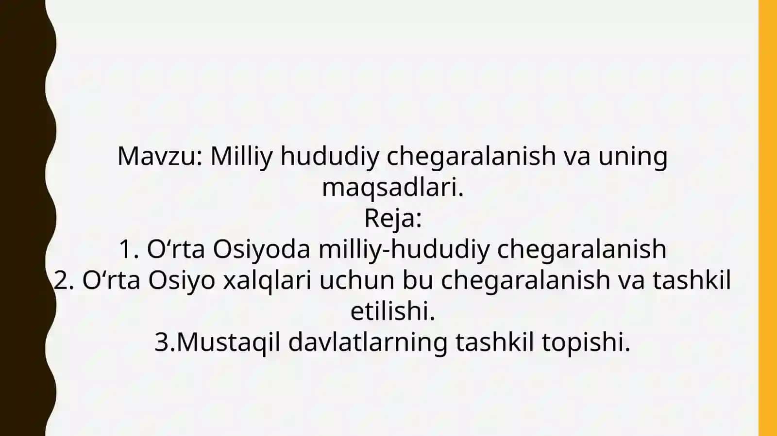 Milliy-hududiychegaralanish vauning maqsadlari 2