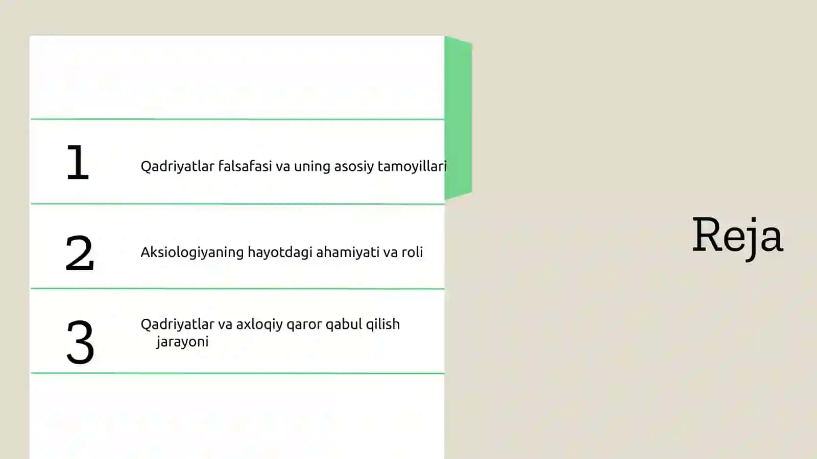 Qadriyatlar falsafasi (Aksiologiya) 2