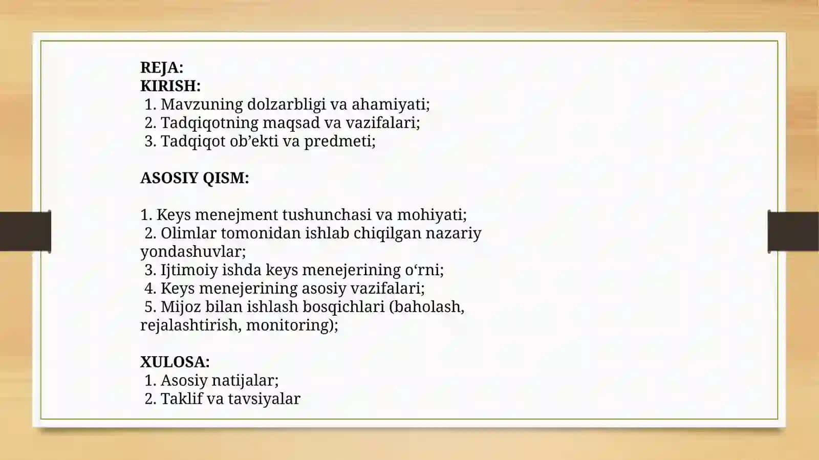 Ijtimoiy ishxodimi-keysmenejer sifatida faoliyati 2
