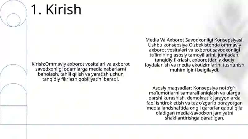Media Va Axborot Savodxonligi Konsepsiyasi 2