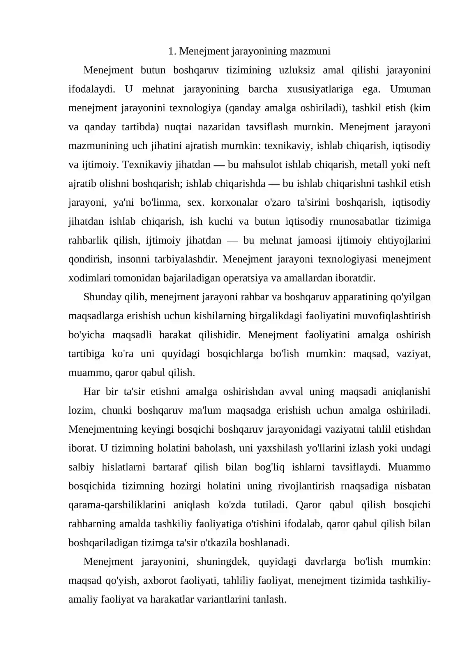 Menejment funksiyalari 2