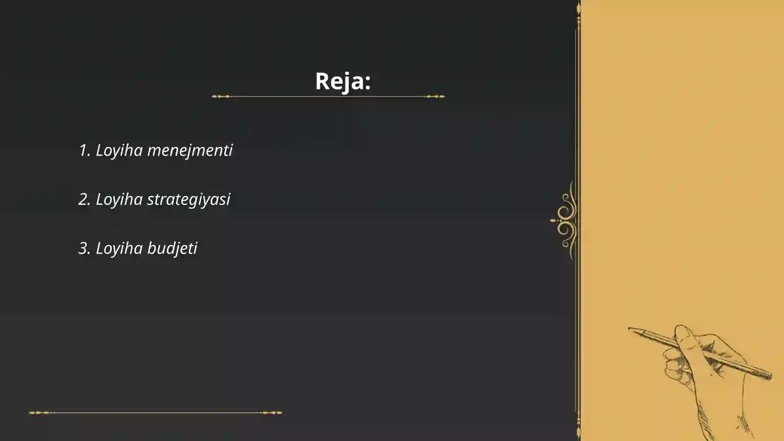 Loyiha menejmenti 2
