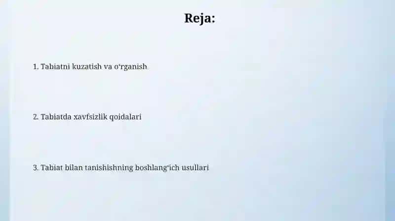 Kuzatish – tabiat bilan tanishtirishning asosiy usullari 2