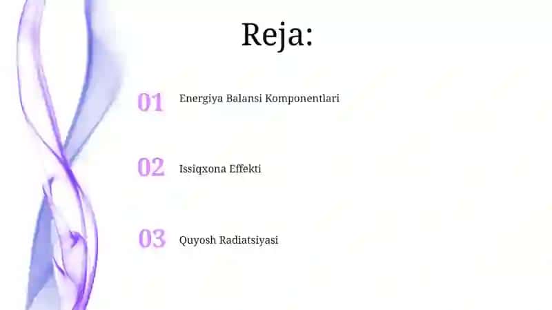 Issiqlik balansi 2