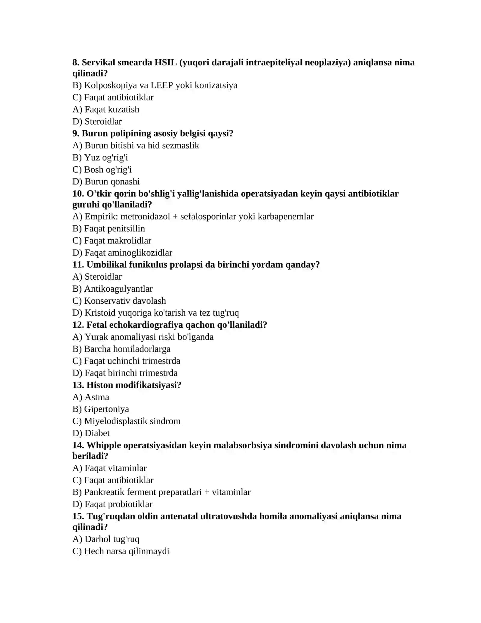 Laboratoriya imtihon savollari 2